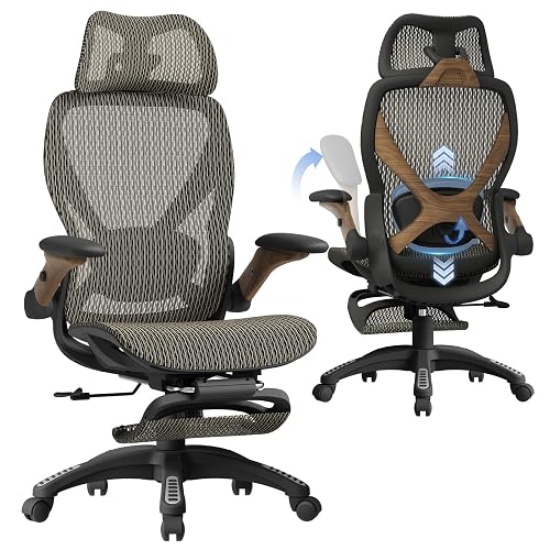 ELABEST X100 Ergonomic Office Chair with Footrest