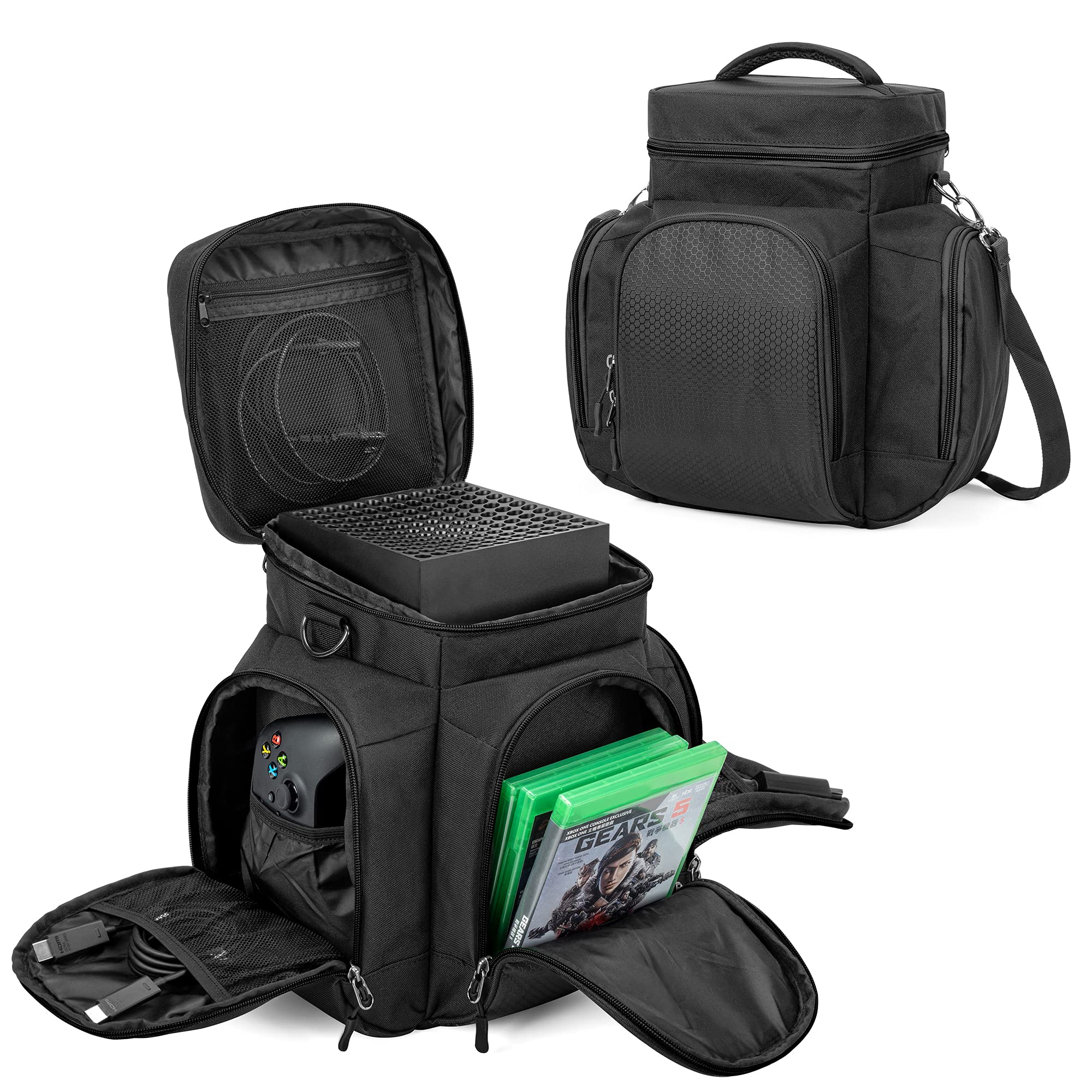 Amazon.co.jp: xbox series x用収納バッグ 持ち運び 周辺機器収納 