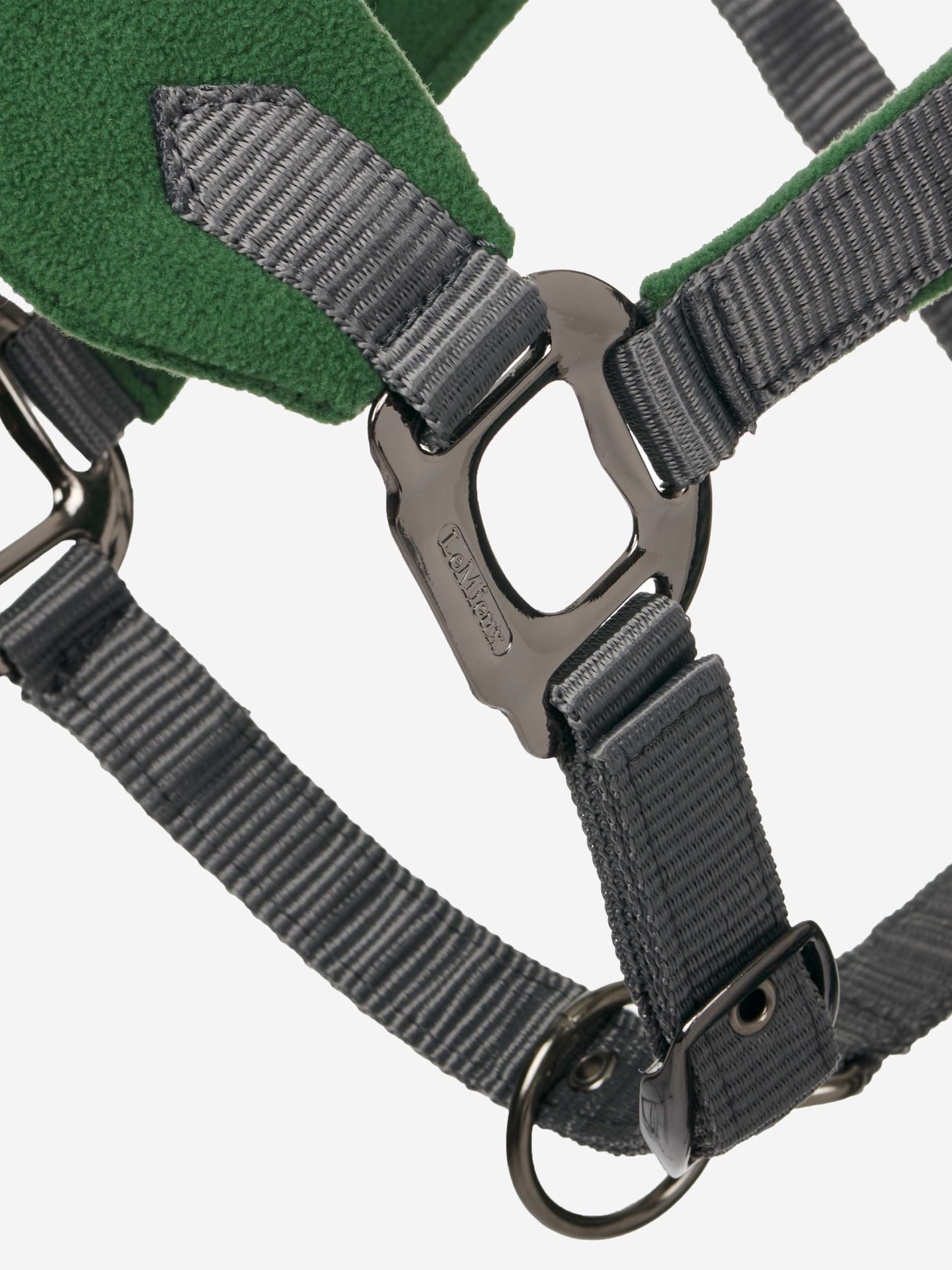 LeMieux Vogue Fleece Headcollar with Lead Rope - Extra Padding, Adjustable at Curb and Poll Strap - 4