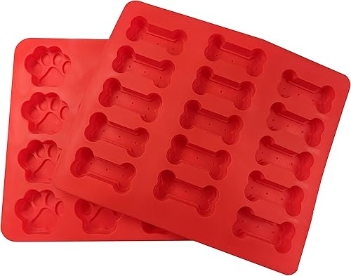 Miniatura 2 de Paquete combinado de moldes para patas y huesos de perro XL - Para hornear patas y huesos - Silicona por MERRY BIRD