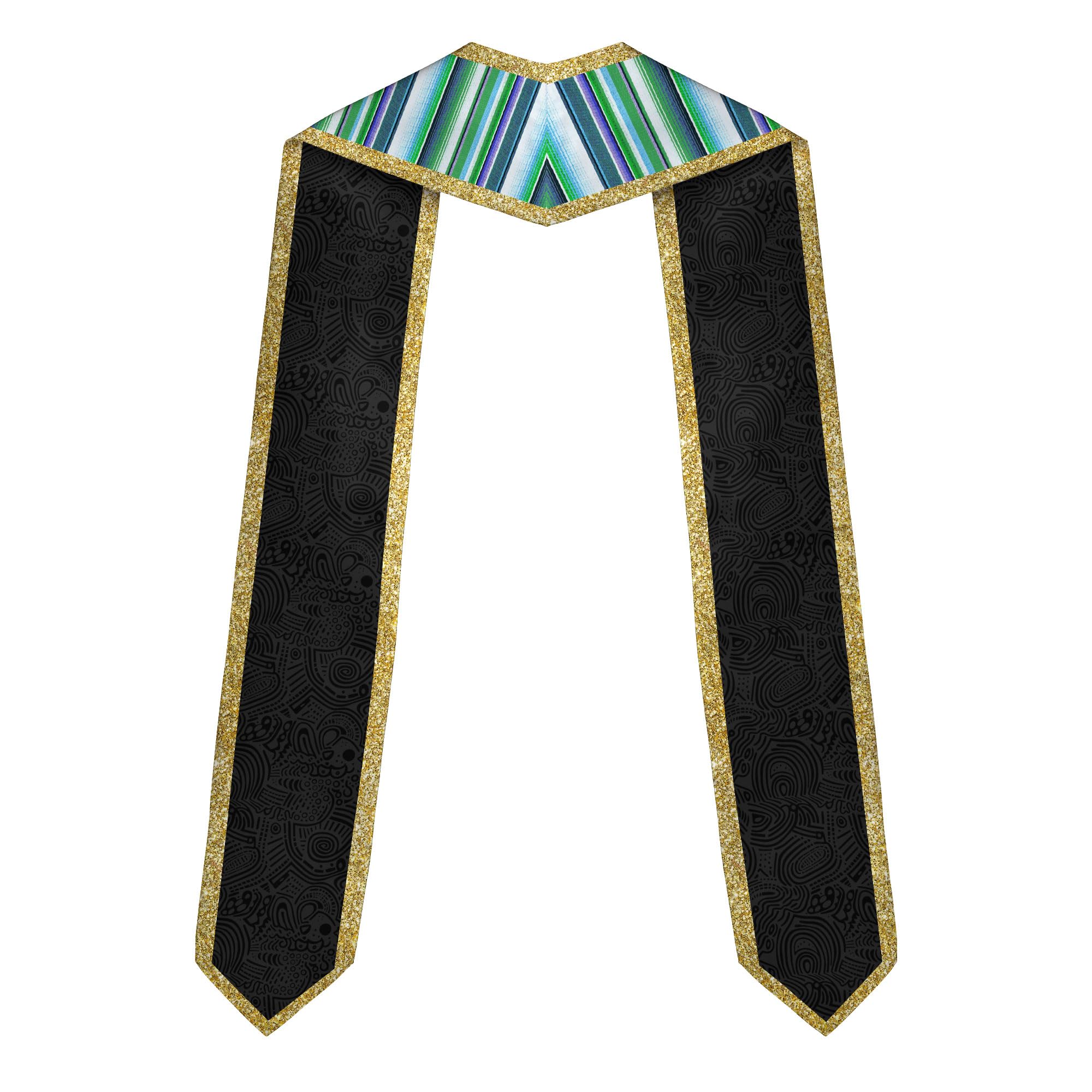 MonkeyVan Custom Nigerian Graduation Sash, Nigeria Graduation Stole Customize, Nigerian American Flag Graduation Sash 2025 Nigeria 16