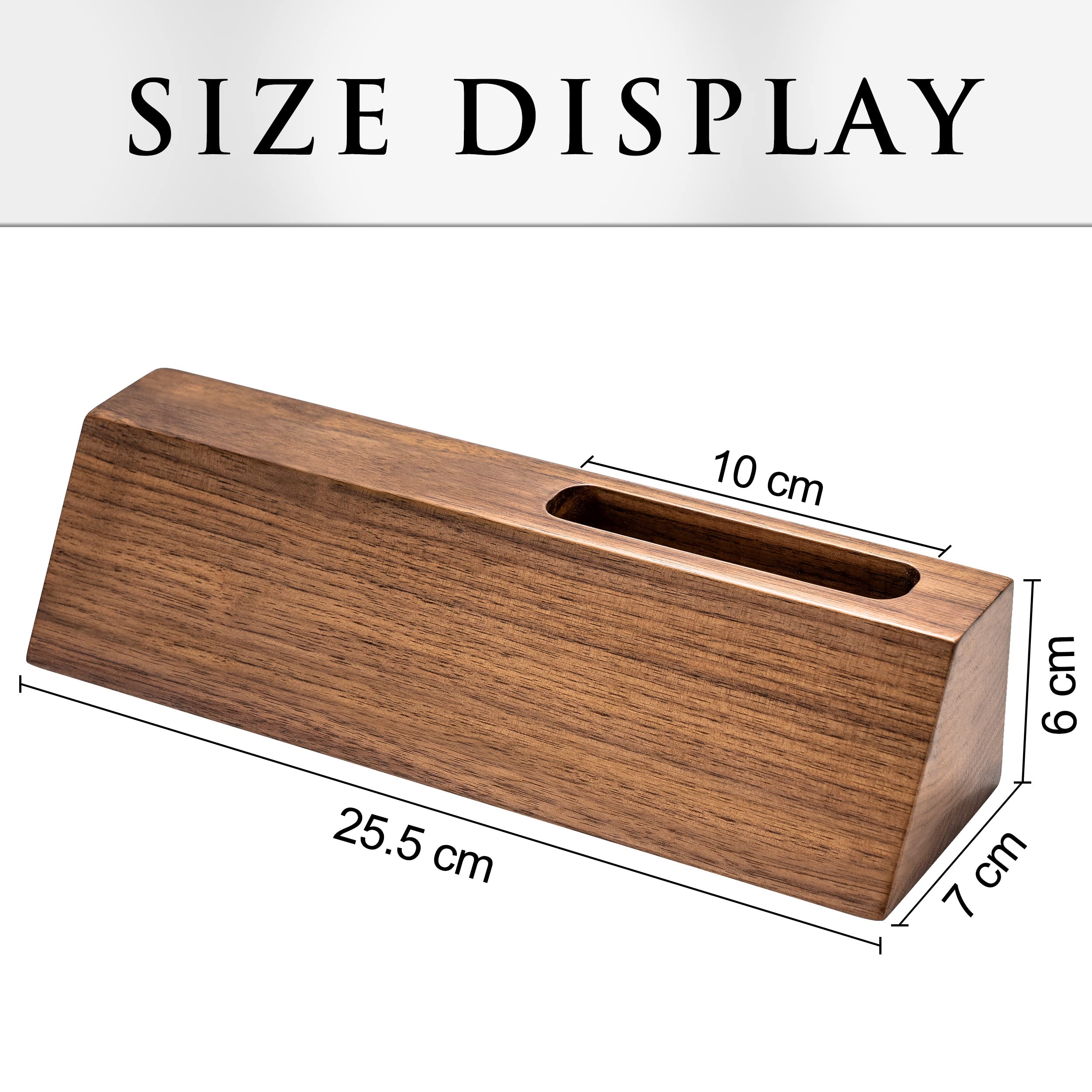 Custom Wooden Desk Name Plate, Card Holder, New Job Gift, Office Desk