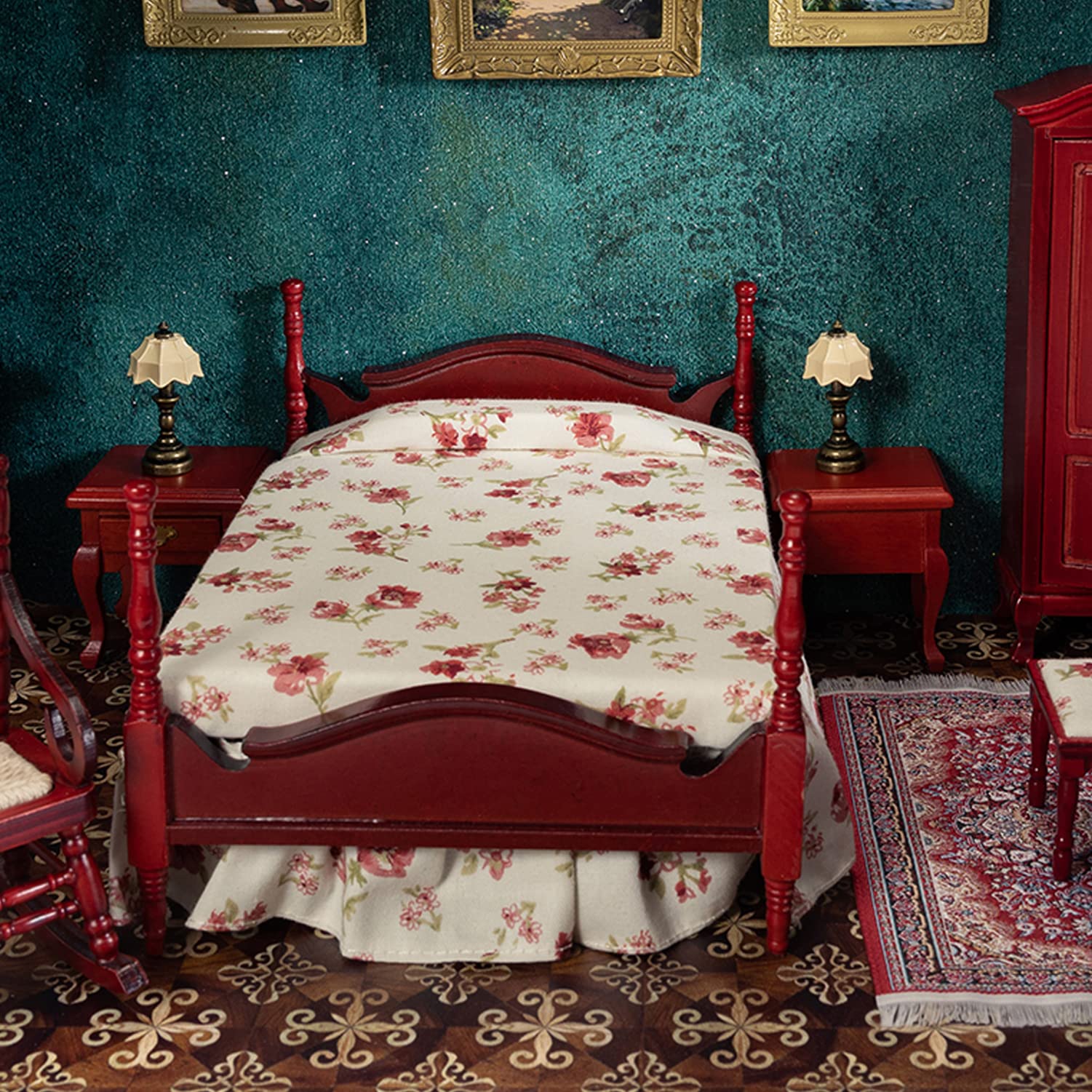 Victorian Dollhouse Bedroom Furniture: Exquisite Miniature Details for ...