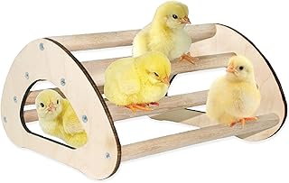 Chicken Perch Strong Wooden Jungle Gym Roosting Bar- Chick Stand for Baby Chicks - Wood Stand Chicken -Toy for Hens- Chicken Roosts and Perches