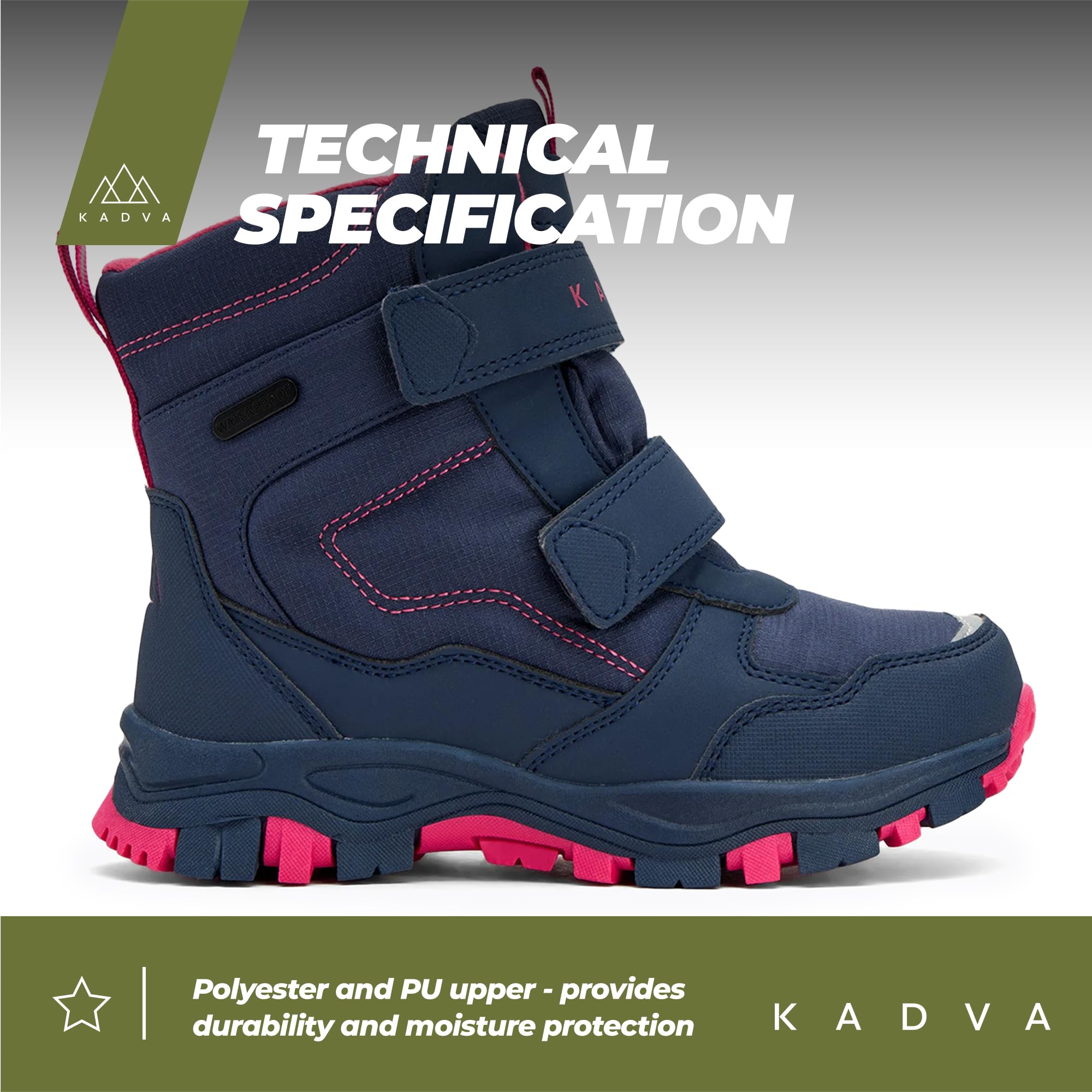 KADVA Snowey Botas para nieveUnisex niños