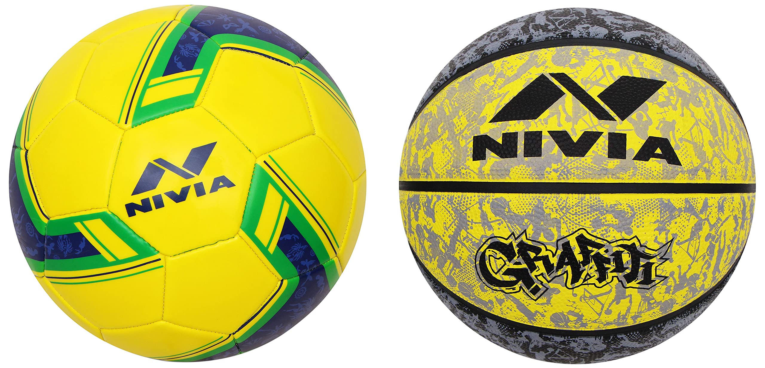 See full amazon price history chart for Nivia Spinner Machine Stitched Football, Size - 5 (Material: PVC & Rubber) Yellow (Brazil) & Graffiti Basketball - Size: 7 (Yellow) Material : Rubber Nivia Spinner Machine Stitched Football, Size - 5 (Material: PVC & Rubber) Yellow (Brazil) & Graffiti Basketball - Size: 7 (Yellow) Material : Rubber (B09SG4HFSR) Amazon Price History, Amazon Price Tracker