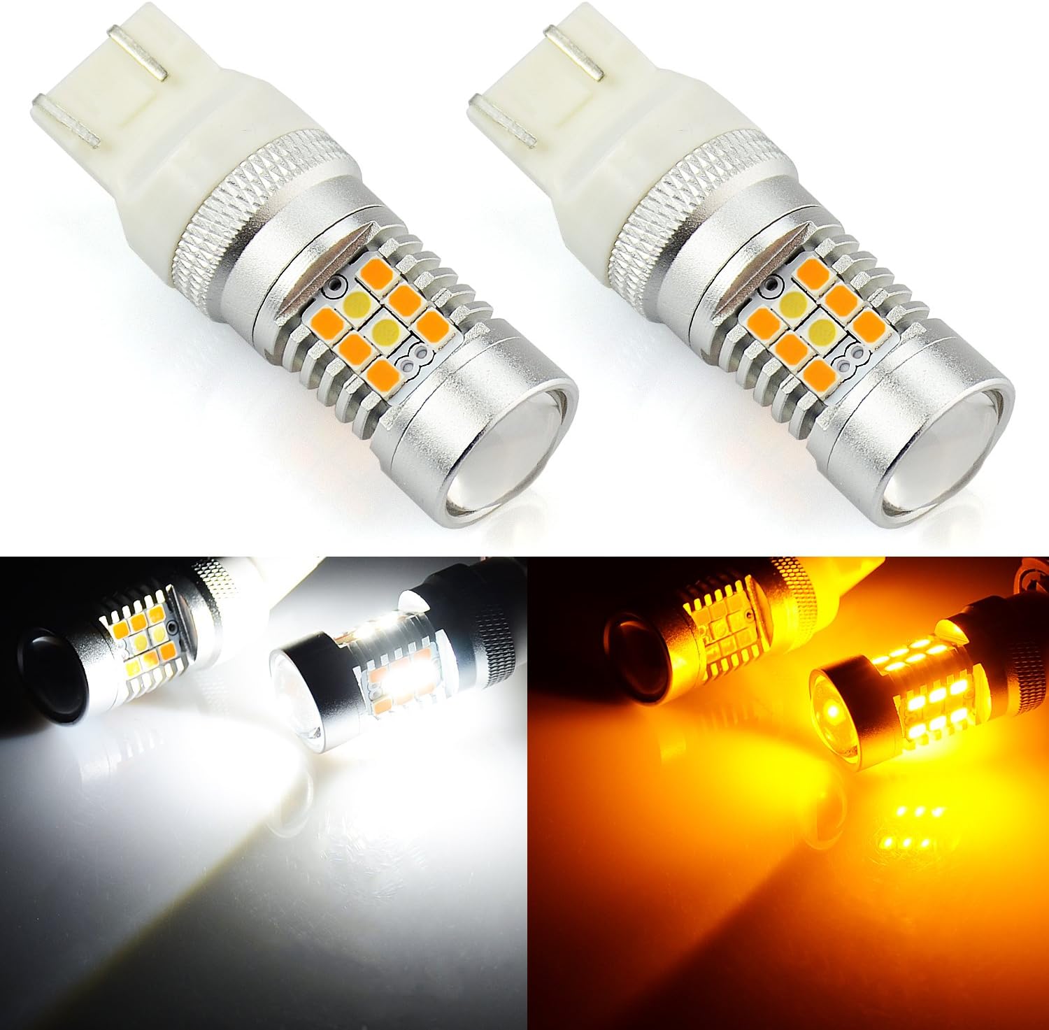 JDM ASTAR Extremely Bright PX Chipsets White/Yellow 7441 7443 7444