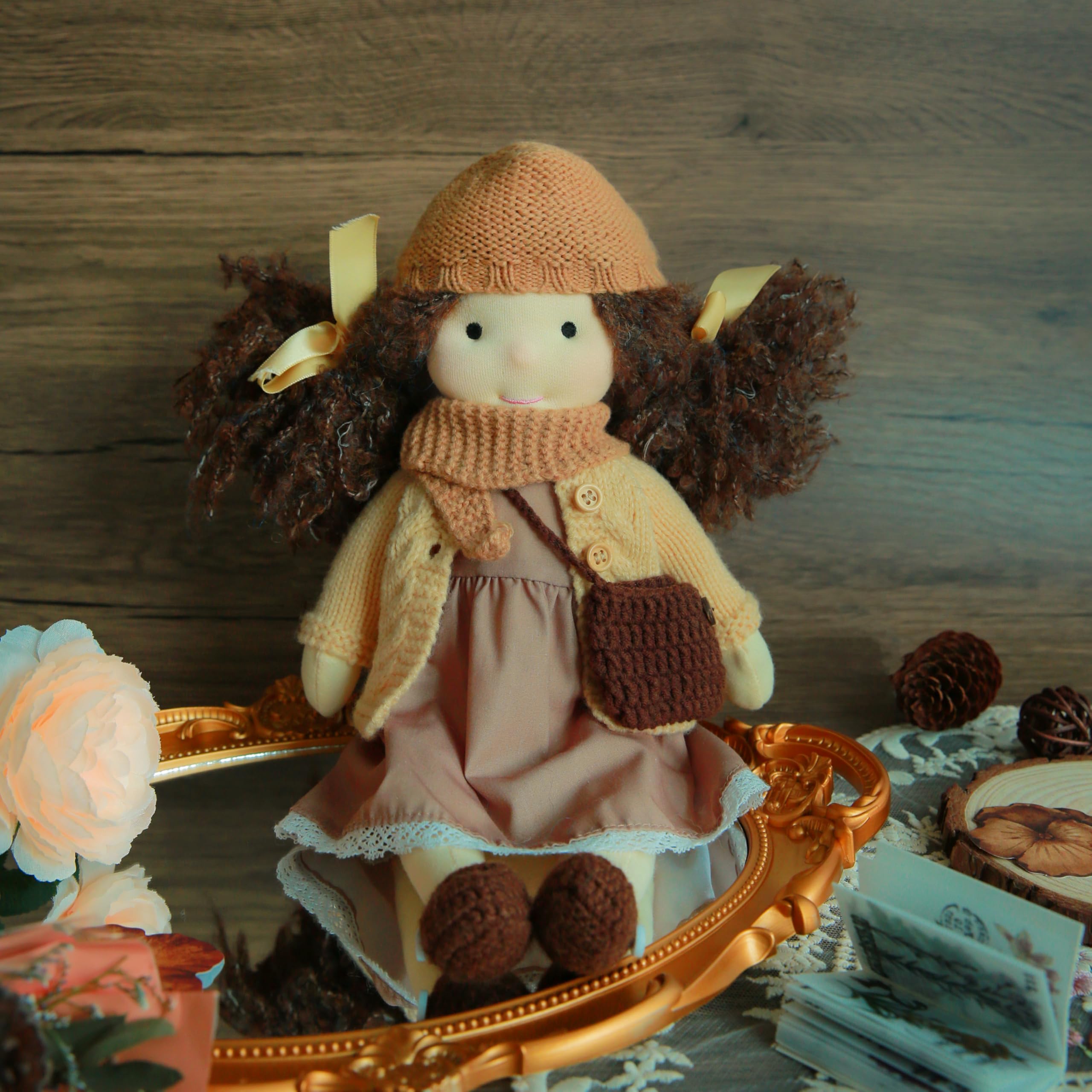 Amazon.co.jp: BlissfulPixie ウォルドルフ人形 Waldorf Doll 手作り