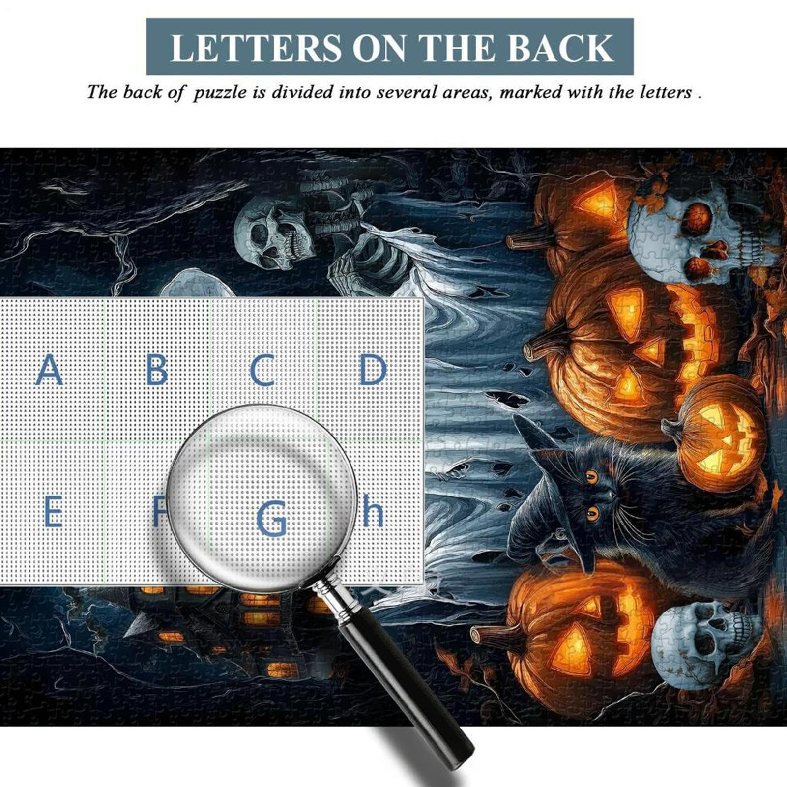 Puzzle Fantasma 1000 Pezzi, di Incastro di Halloween Impegnativo