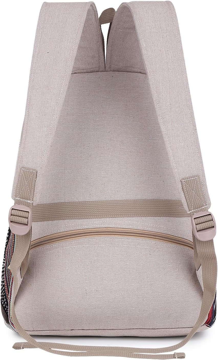 Natural Handmade Large Multi Pocket Hemp Nepal Backpack - Image 9