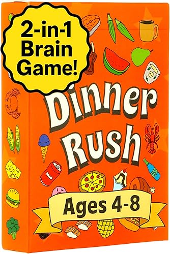 Dinner Rush - Juego ganador del premio Actividades de restaurante para niños de tamaño bolsillo Imagen 2 en 1 y cantidad a juego Juegos de