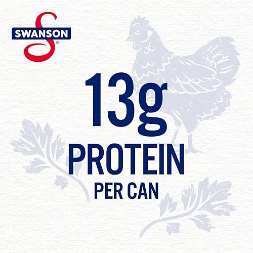 Miniatura 76 de Swanson White Premium Chunk Pechuga de pollo enlatada en agua, pollo completamente cocido, lata de 4.5 onzas