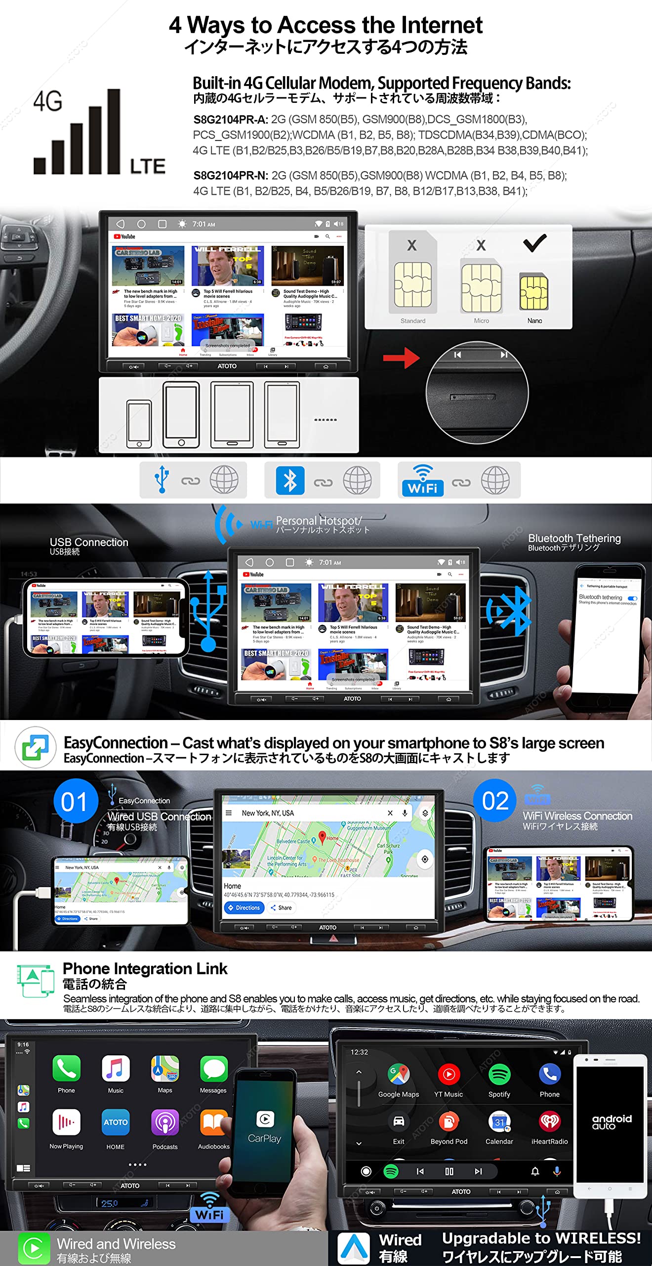 Pro] ATOTO S8 Android Car Stereo Media 