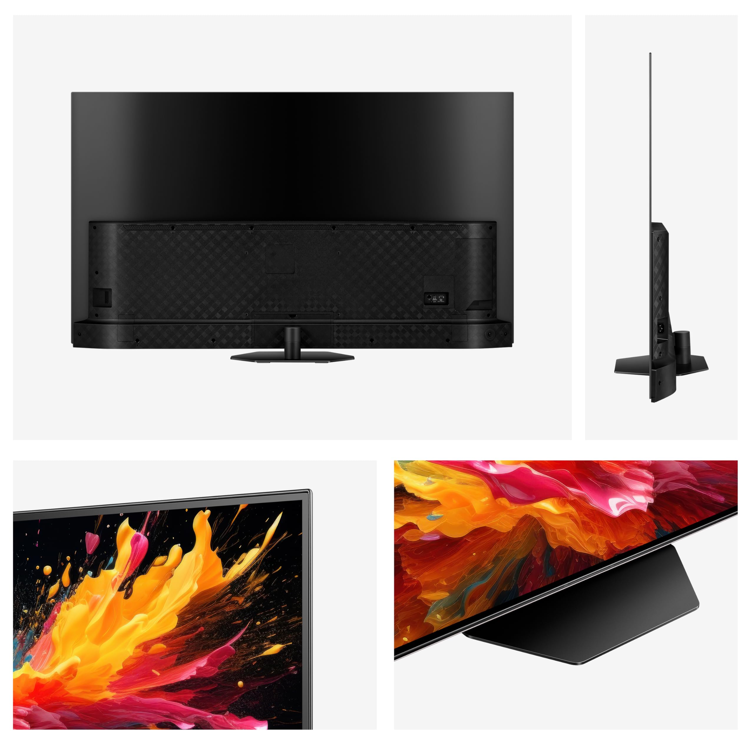 Hisense 65A85N 164cm (65 Zoll) Fernseher, 4K UHD OLED Smart TV,120Hz, HDMI 2.1, Game Mode Pro, AMD FreeSync Premium, Dolby Vision IQ & Atmos, Bluetooth, Alexa Built-in, Schwarz, [2024]