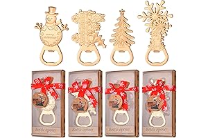 Celebrate Christmas with Gold Festive Bottle Openers: Perfect for Unforgettable Gatherings!
