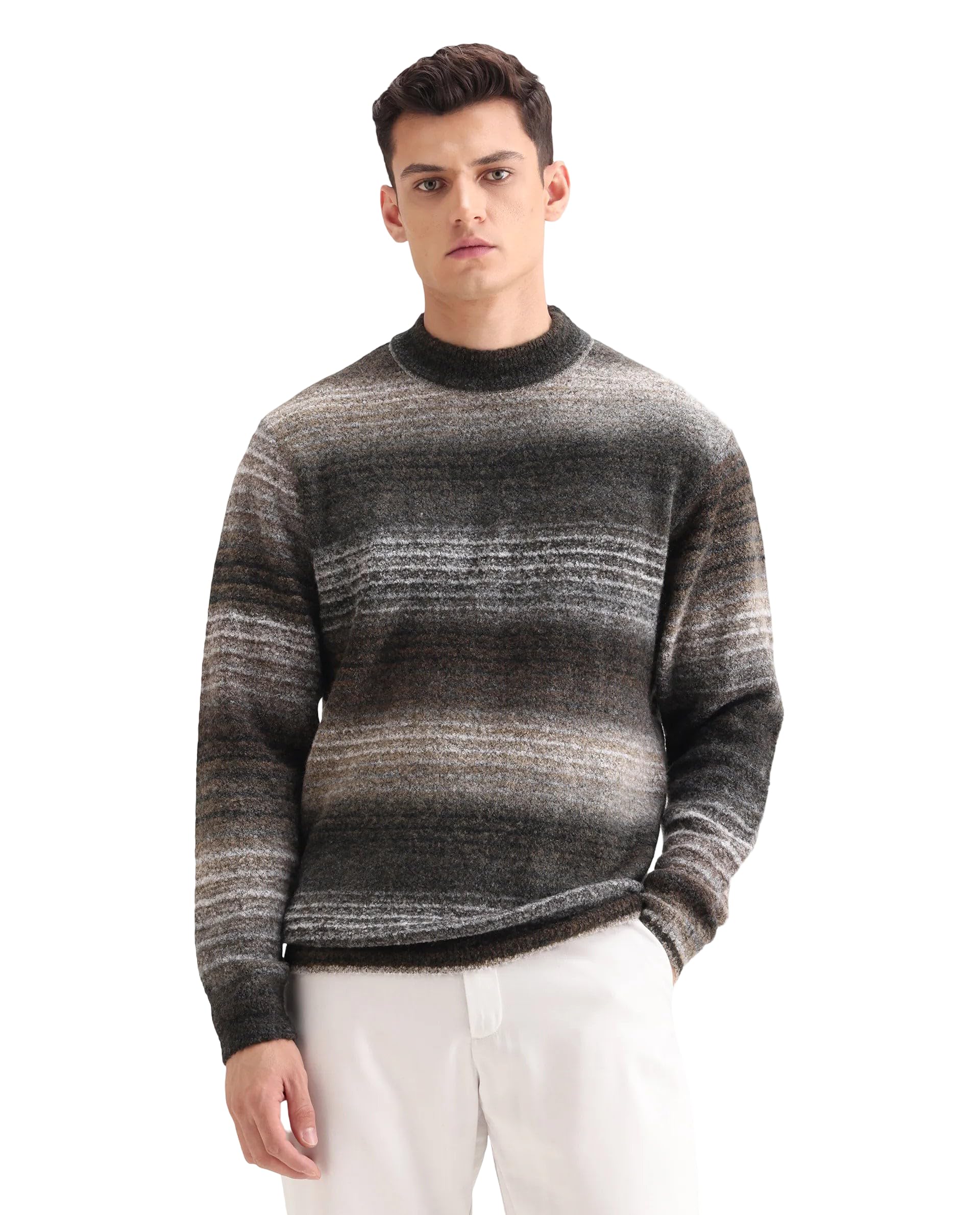 rare rabbit Regular fit Ombre Sweater-picture-16
