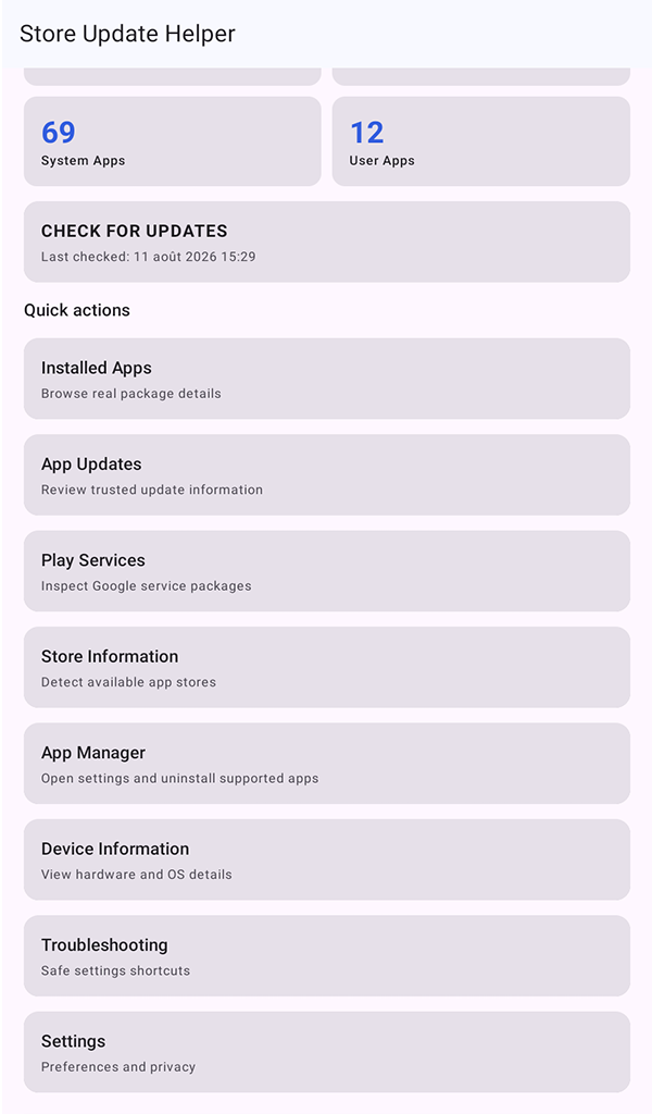 Store Update Helper - Apps & Services Updater - Application sur Amazon ...