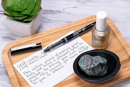 Miniatura 6 de Pilot Precise V7 Bolígrafos de tinta líquida de bola rodante punto fino 0028pulgadas Tinta Negra paquete de 4 26003