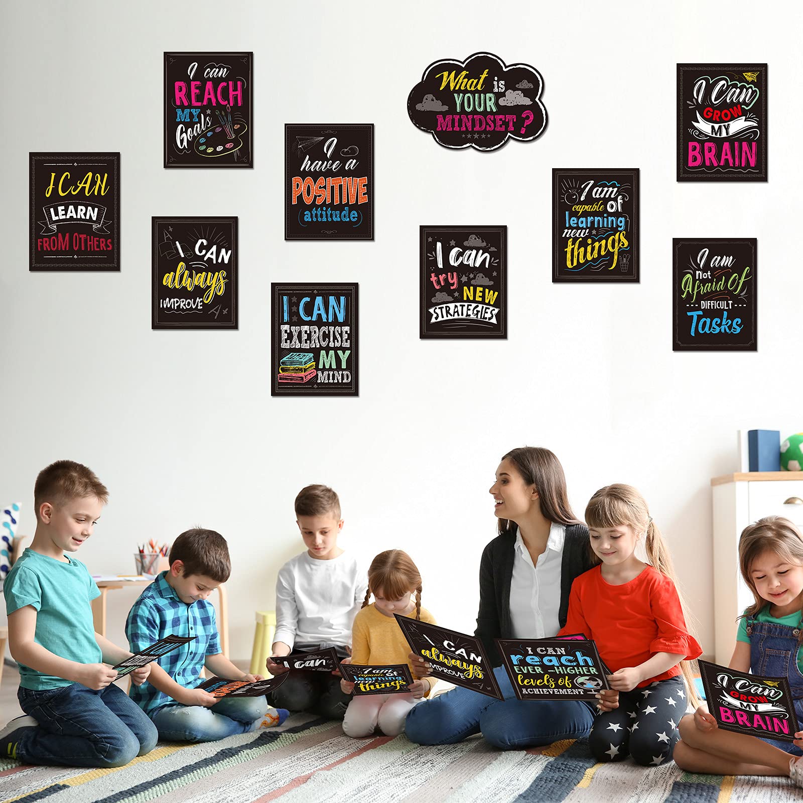 Affirmation Station Pinnwand-Set – 47-teilig Mit Positiven Sprüchen Für Klassenzimmer & Zuhause