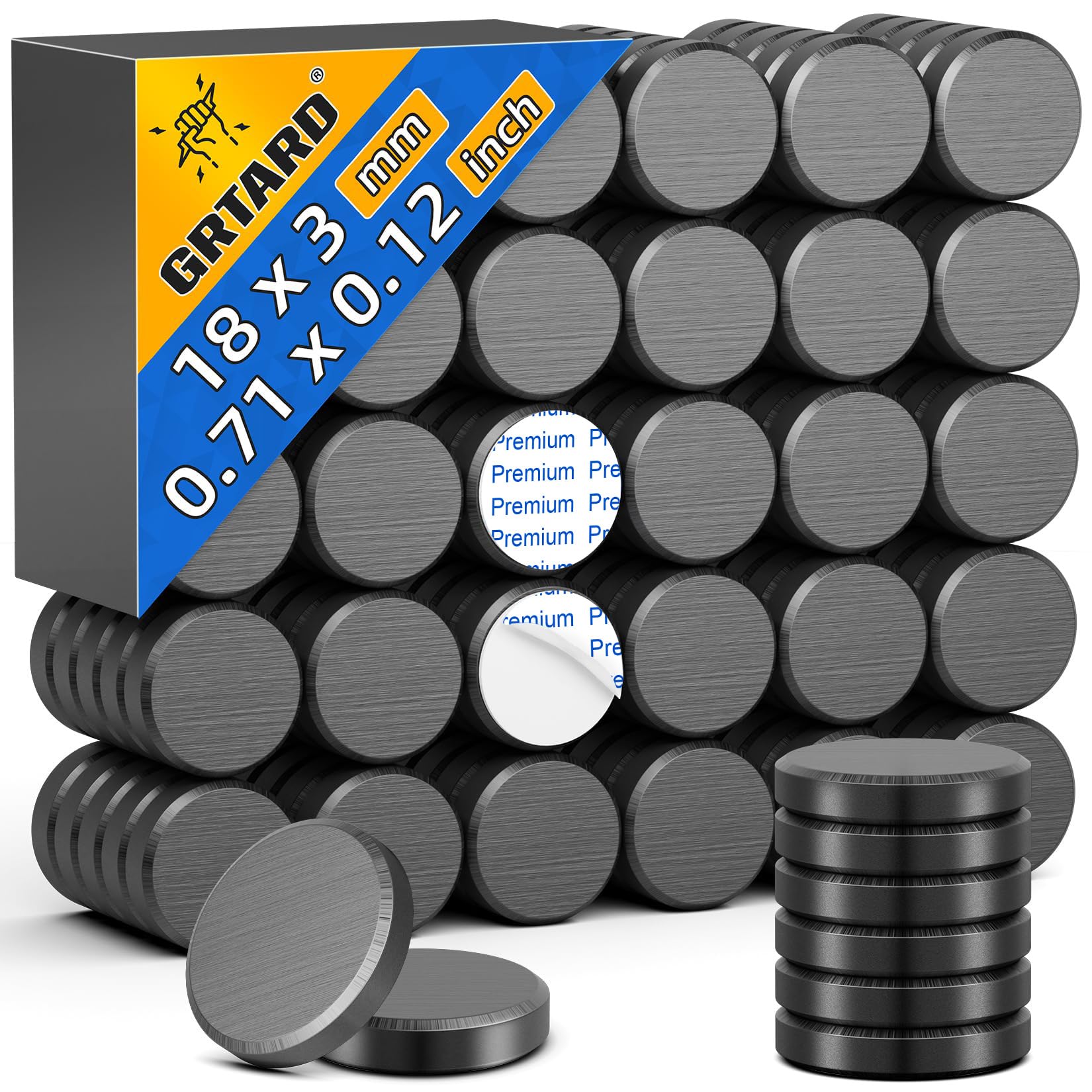 Grtard 50Pack Small Round Ceramic Magnets, 25x3mm Disc Magnets — Amazon image 9