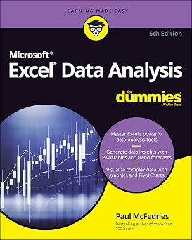 Excel Data Analysis For Dummies (For Dummies (Computer/Tech)) 5th Edition-Wow! eBook