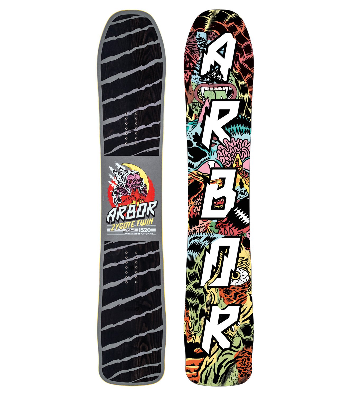 Arbor Freestyle Snowboard Men Zygote Twin 155 : Amazon.co.uk