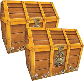 Teacher Created Resources TCR5048-2 Treasure Chest, Brown, Pack of 2