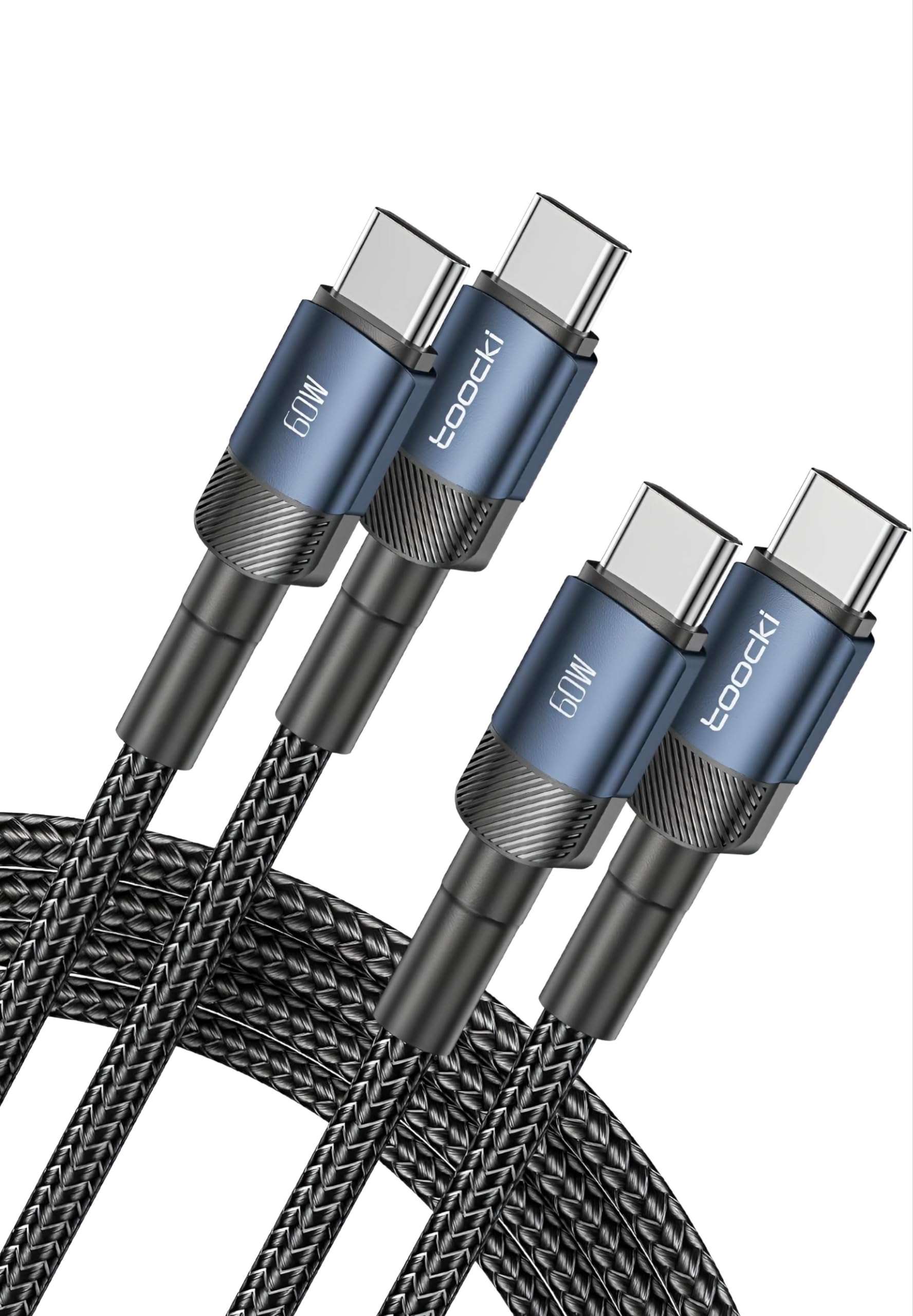 Toocki 60W USB-C to USB-C Cable/Type C to Type C Data Cable/USB C Charger Cable/C-C Cable Compatible with Android, Realme, Oppo, Vivo, Samsung & Other Type-C Devices Blue (1 Mtr, Blue) (B0CSXJ9R1Z) Amazon Price History, Amazon Price Tracker