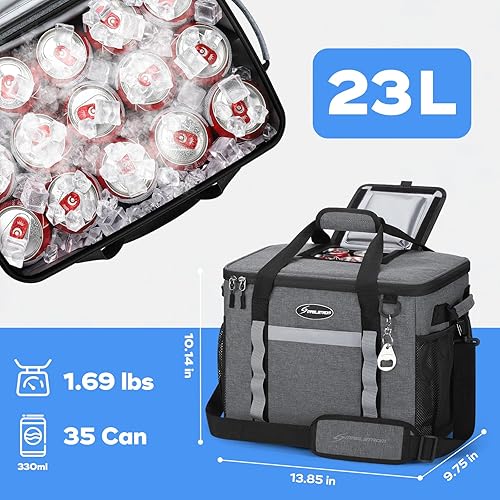 Miniatura 5 de Maelstrom Bolsa enfriadora suave plegable para 24306075 latas, hielera, a prueba de fugas y portátil para playa, campamento, viajes por carretera y