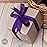Ribbli Purple Double Faced Satin Ribbon,1/2 Inch x Continuous 25 Yards,Use for Craft Bows Bouquet, Gift Wrapping, Wedding Decoration, Floral Arrangement