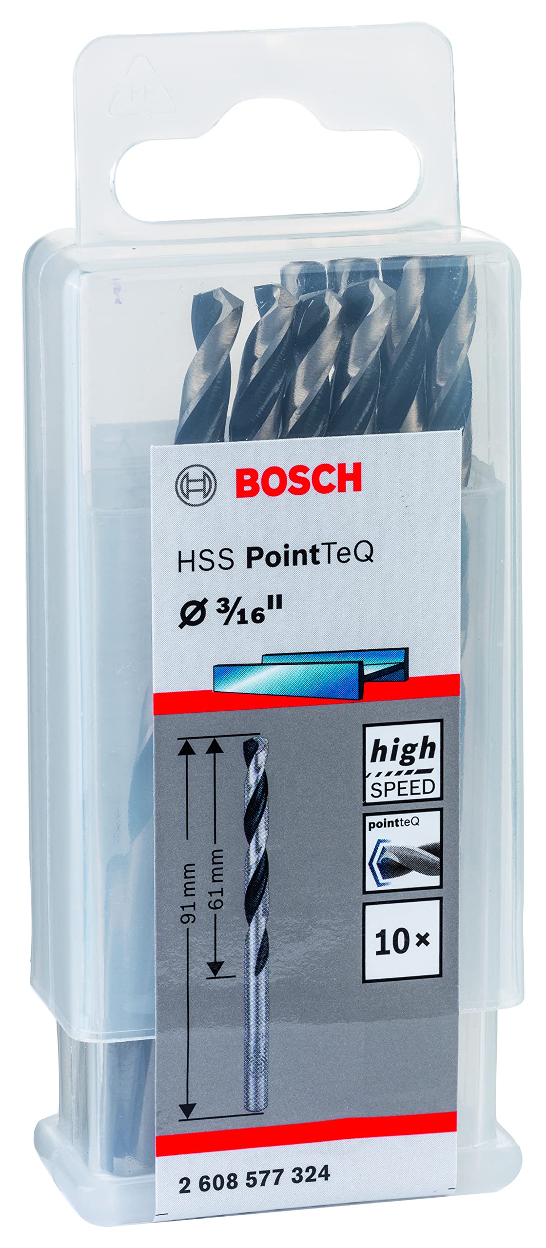 Bosch Professional Twist Drill PointTeQ 3/16" (B07DYC6LP4) Amazon Price History, Amazon Price Tracker