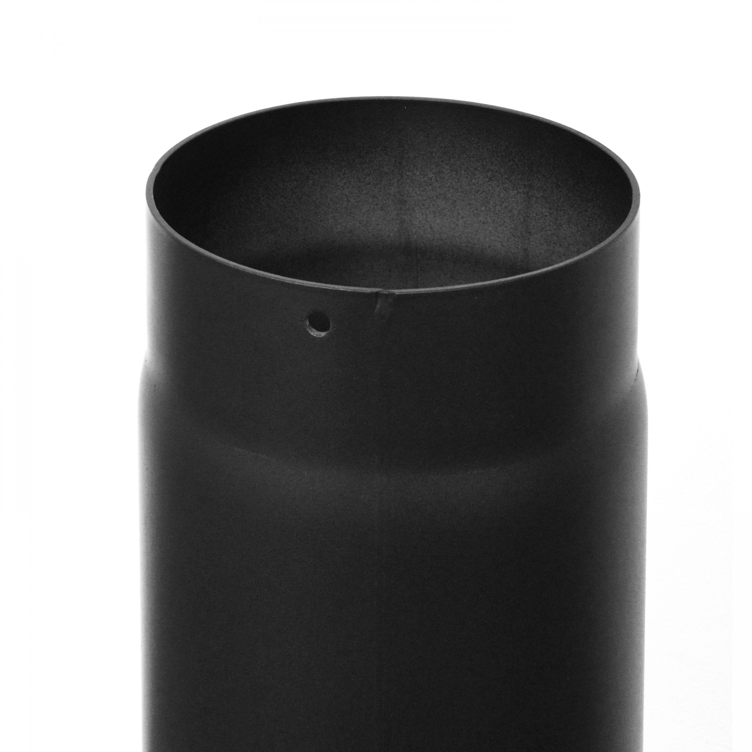 Raik sh035–120 de fumée SW de tube/tuyau de poêle 120 mm – 500 mm avec régulation de traction Noir