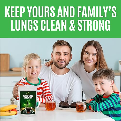 Miniatura 7 de 10-Day Organic Lung Detox Tea for Respiratory Support,