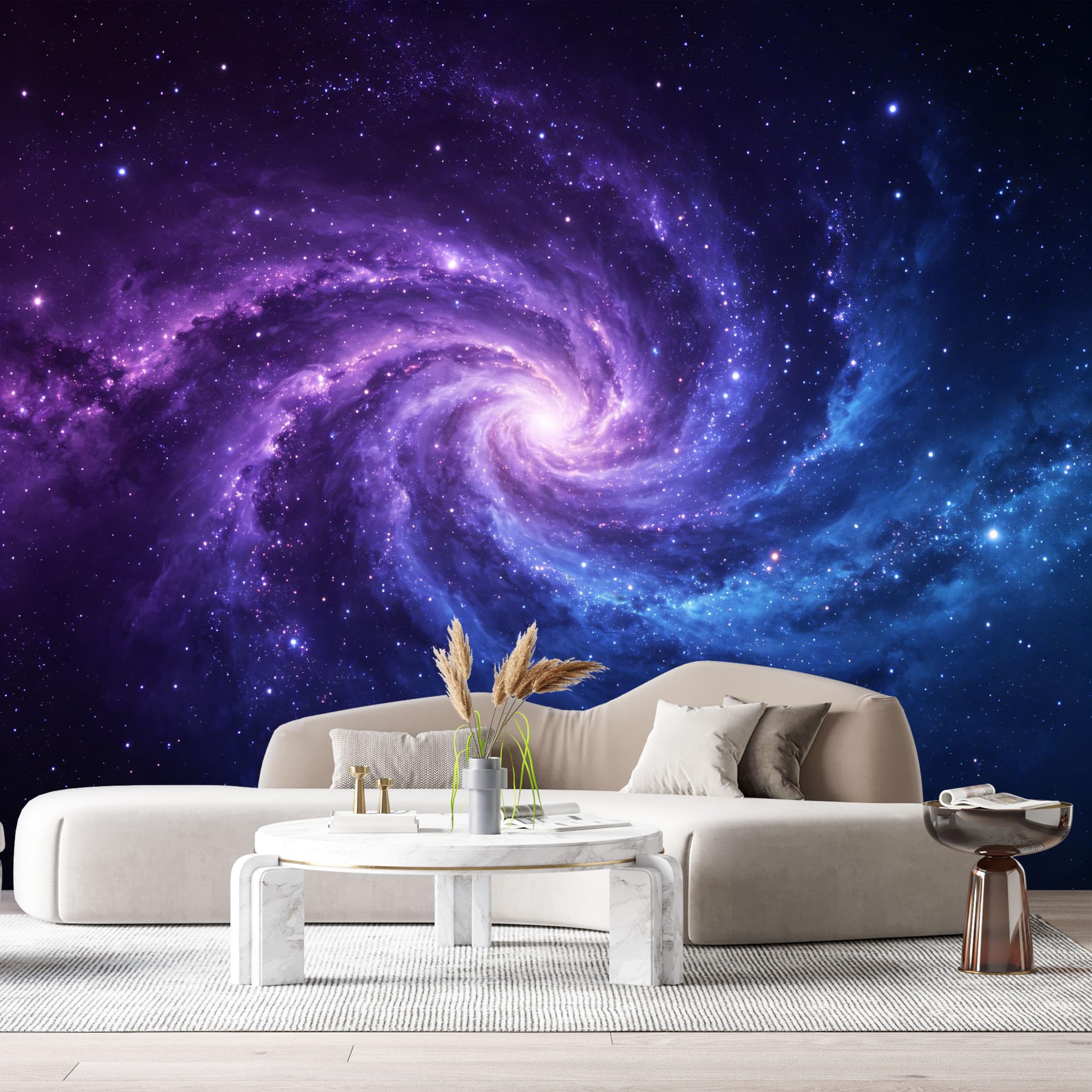 Custom Size Wall Murals Abstract Cosmic Galaxy Nebula Space Stars 3D SelfAdhesive Wall Fabric Removable Large Wallpaper for Photo Living Room