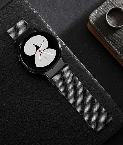 Miniatura 7 de Zedoli Correas de metal sin brechas compatibles con Samsung Galaxy Watch 6Watch 5Galaxy Watch 4 Band 1.575 in 1.732 inGalaxy Watch 5 Pro Band 1.772