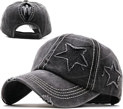 Baseball Cap Washed Denim Hole Star Baseball Cap Snapback Hats Autumn Summer Fishing Hat for Men Women Caps Casquet