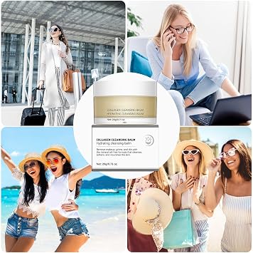 20g Cleansing Balm - Oil Hydrating Based Face Deep Pore Cleanser With E, Shea Butter Gentle Eye Makeup Remover Balm For Travel Home For All Skin Types
