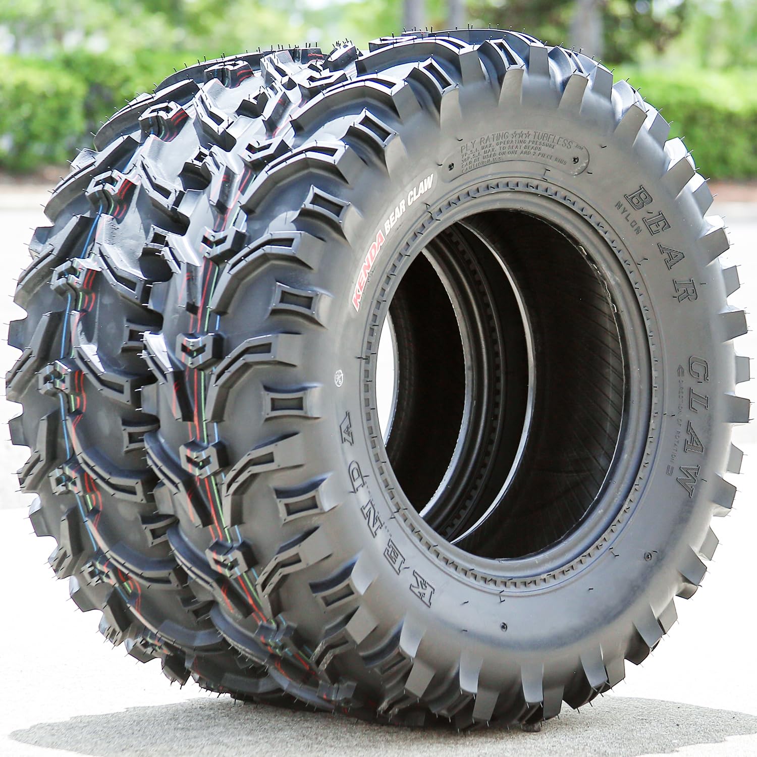 Amazon.com: KENDA Bearclaw Front/Rear Tire (24x8-12) : Automotive