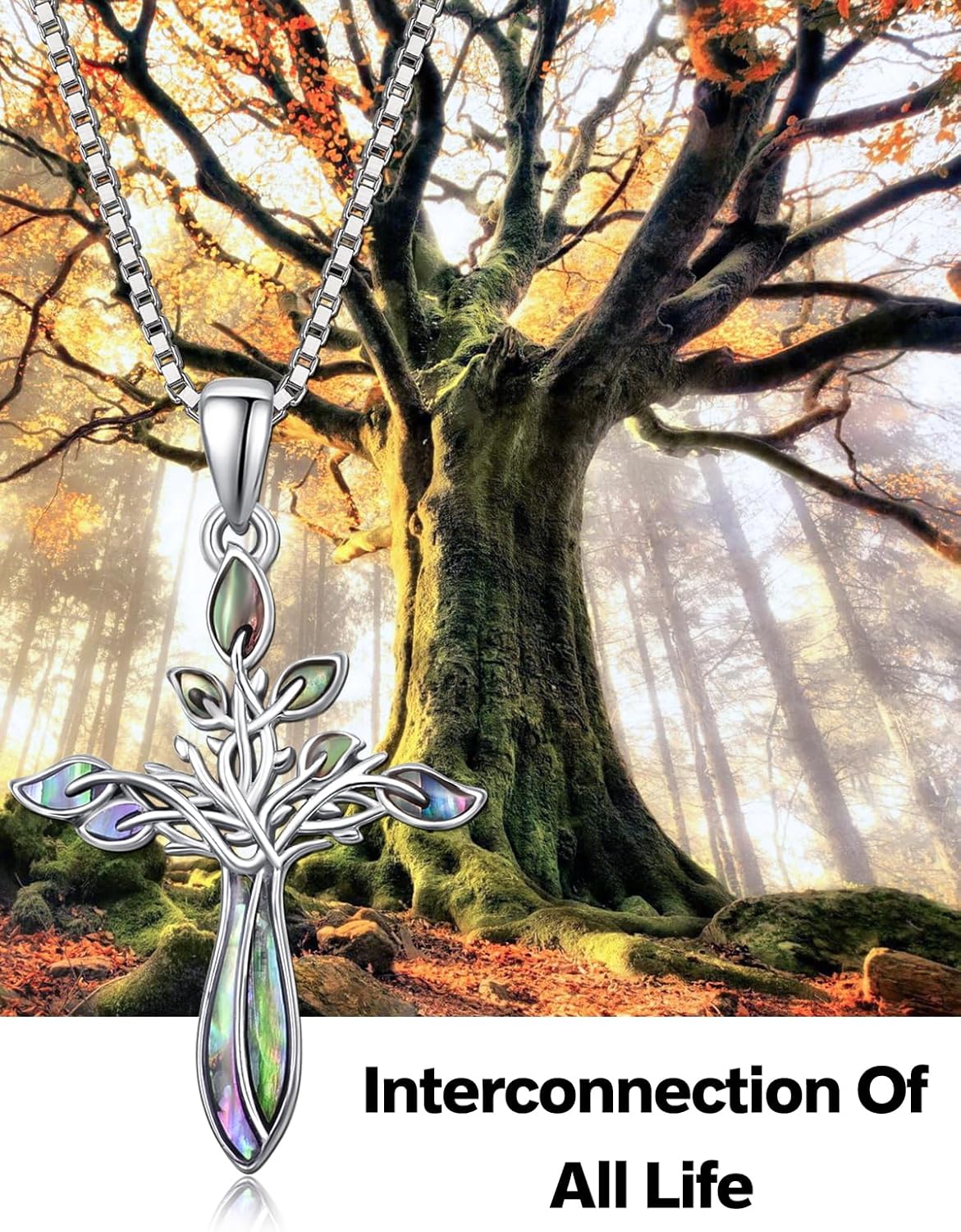 Dreamboat Cross Necklace for Women Sterling Silver Cross Pendant Confirmations Baptisms Religious Christian Valentine Gifts Cross Jewelry for Mom - Image 6