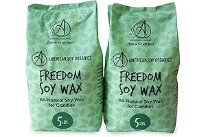 American Soy Organics Freedom Soy Wax Beads for Candle Making