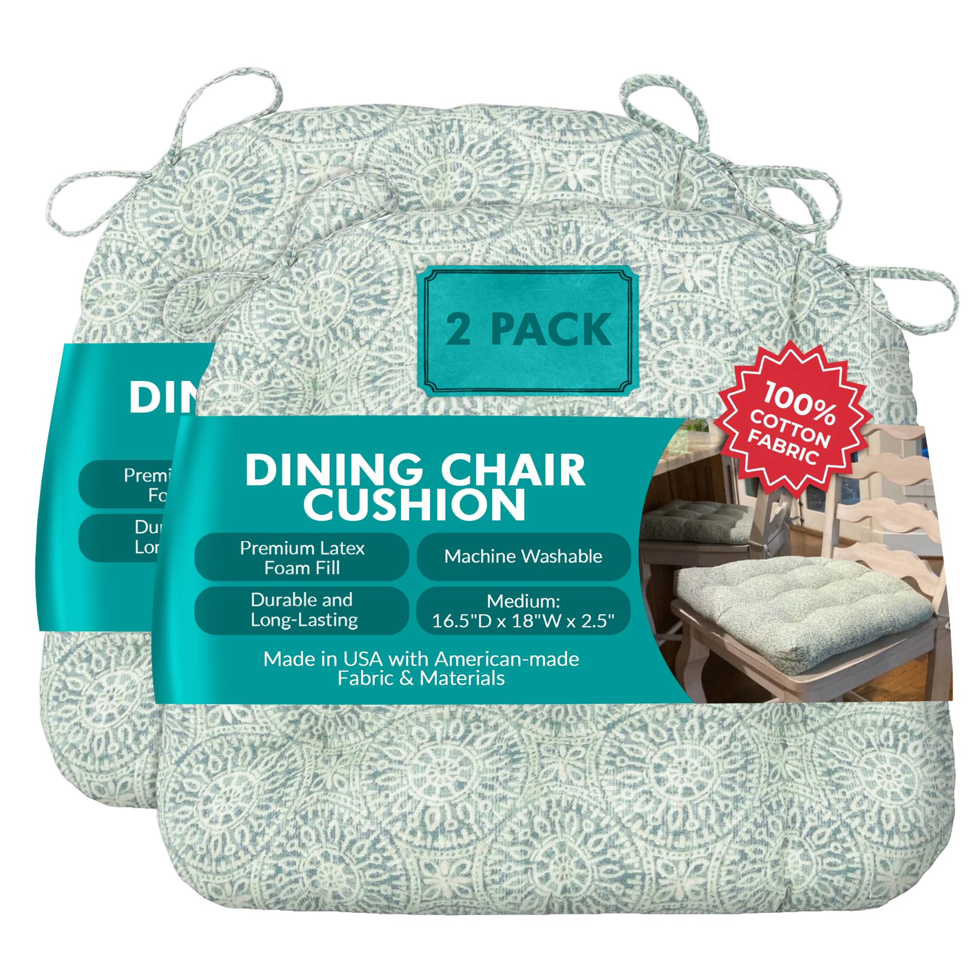 Barnett Home Decor Dining Chair Cushions