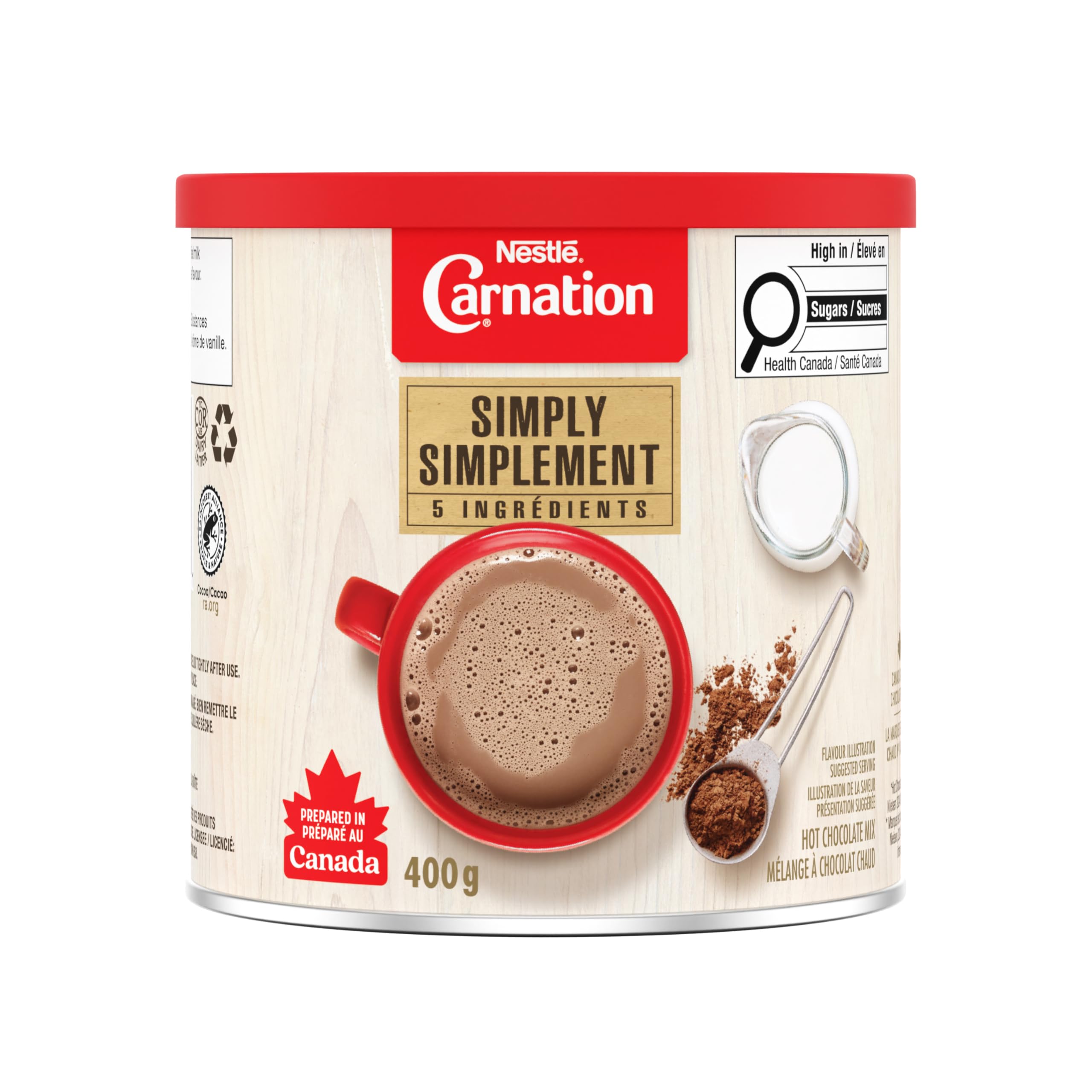 Amazon.com : CARNATION Simply 5 Hot Chocolate, 400g/14.1oz