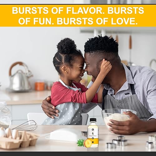 Miniatura 6 de Dolce Foglia Extracto de piña para hornear, soluble en aceite, sin azúcar, cero calorías, multiusos para hacer dulces, bálsamo labial, helado, 2 x 2