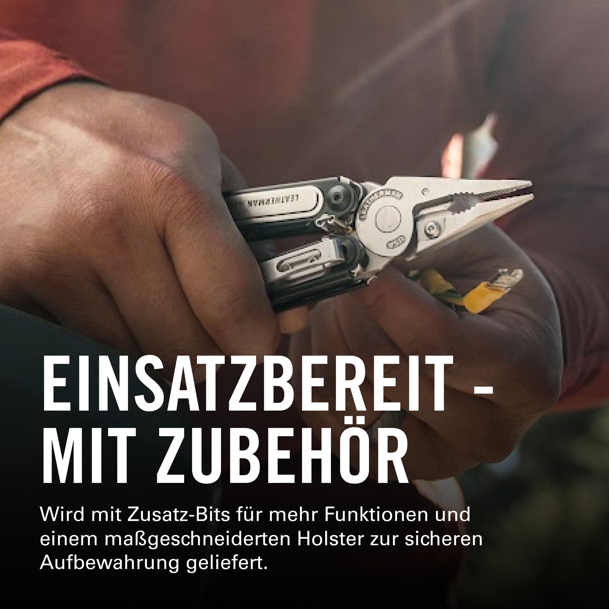 Leatherman ARC Multi-Tool - 20 Outdoor-Tools mit MagnaCut-Stahlklinge und Bit-Set