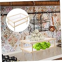 Vista 5 de Estante de secado de espaguetis de grado alimenticio para pasta, verduras y frutas, fácil instalación con patas antideslizantes, almacenamiento