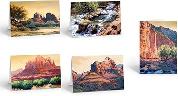 Stonehouse Collection | Sedona, Arizona Note Cards |10 Boxed Cards & Envelopes | Red Rock Note Cards (Assorted)