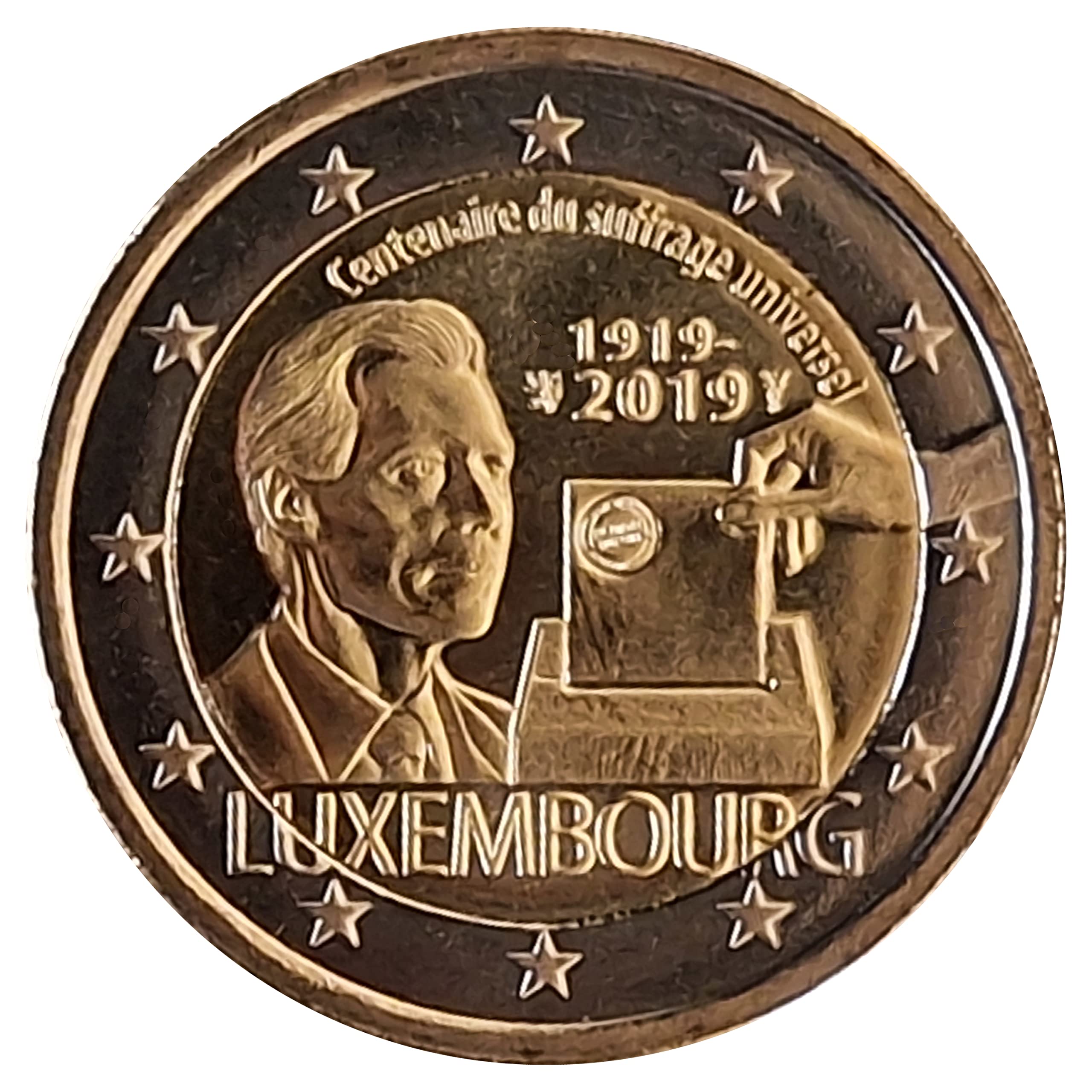 2 Euro Lussemburgo 2019 Diritto di voto generale IT0RCO285