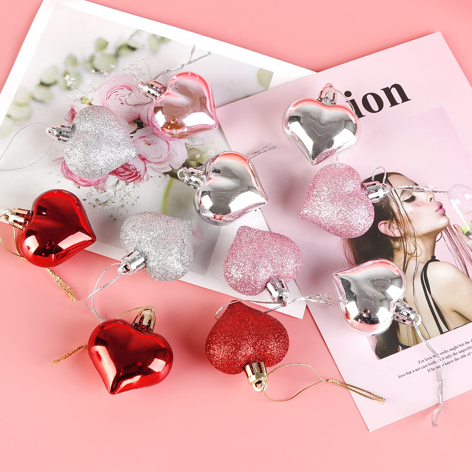 クリスマス ハート型オーナメント　ボッセ　横最大24cm クリスマス ハート型オーナメント ボッセ 横最大24cm