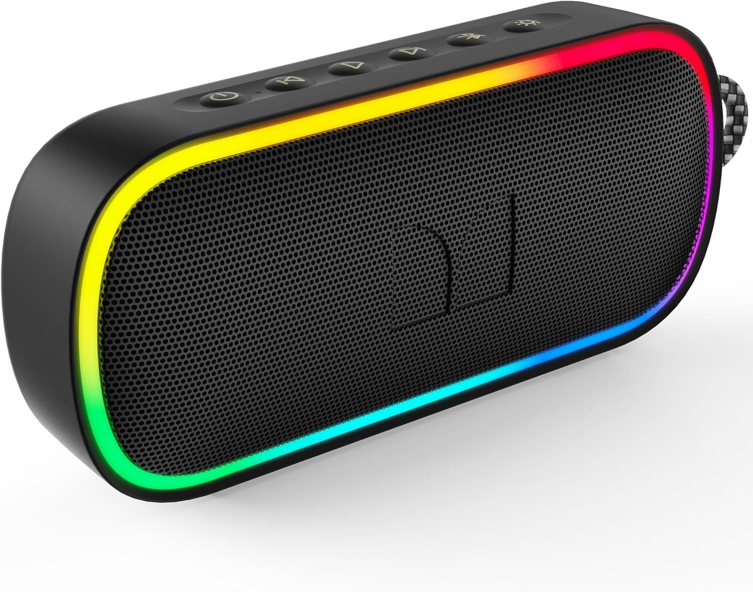 Monster S150 Plus Portable Bluetooth Speaker 40W – IPX7 Waterproof Outdoor Speaker with Dynamic RGB Lights, 15H Playtime, Bluetooth 6.0, TF Card/AUX/USB-C Charging, For Travel, Beach & Outdoors, Black