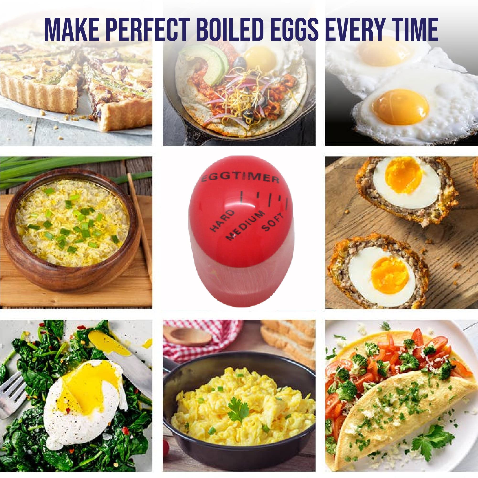 Egg Timer for Boiling Eggs (Pack of 2) - Color Changing Indicator for Medium, Soft & Hard Eggs - Perfect Egg Timer That Changes Colors When Done - Egg Thermometer - Kitchen Gadget — Amazon image 7